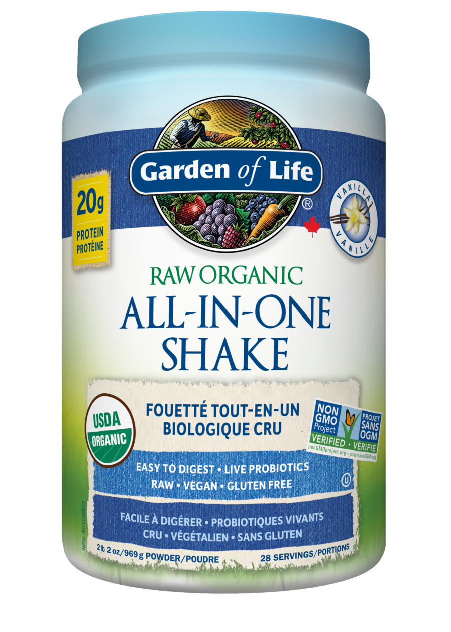 RAW ORGANIC ALL-IN-ONE NUTRITIONAL SHAKE - VANILLA
