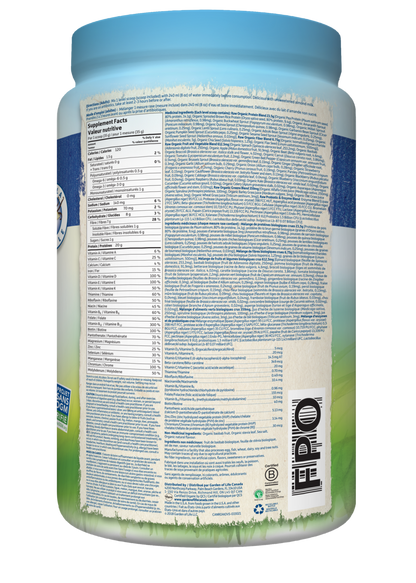 RAW ORGANIC ALL-IN-ONE NUTRITIONAL SHAKE - VANILLA